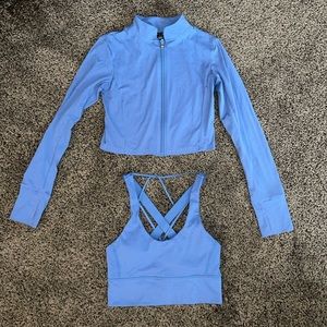 Balance Athletica Cropped Zip & Sports Bra